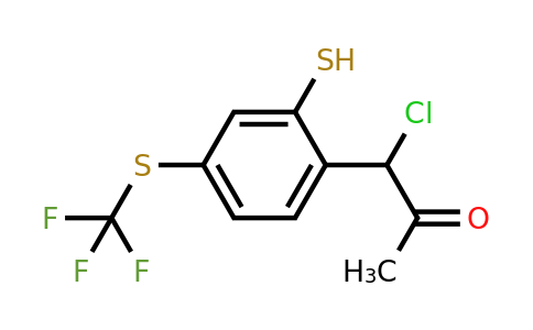 1806658-92-3 | 2-(1-Chloro-2-oxopropyl)-5-(trifluoromethylthio)thiophenol
