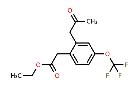 1806659-29-9 | Ethyl 2-(2-oxopropyl)-4-(trifluoromethoxy)phenylacetate