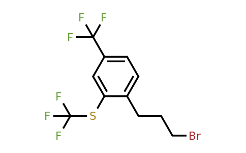 1806659-45-9 | 4-(3-Bromopropyl)-3-(trifluoromethylthio)benzotrifluoride
