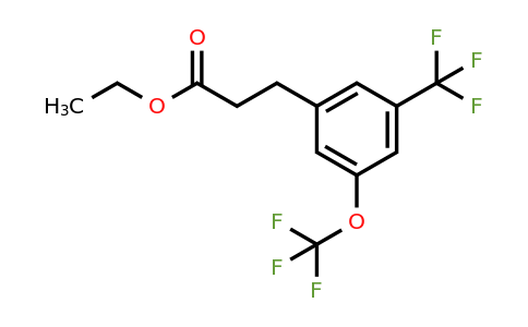1806659-80-2 | Ethyl 3-(3-(trifluoromethoxy)-5-(trifluoromethyl)phenyl)propanoate