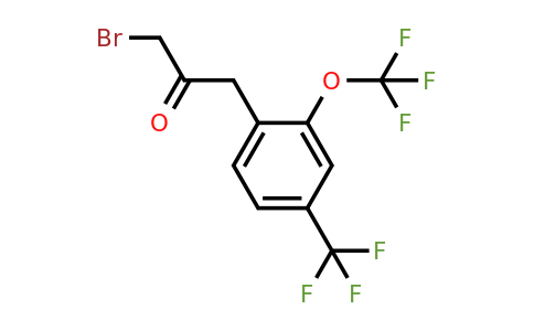 1806660-02-5 | 1-Bromo-3-(2-(trifluoromethoxy)-4-(trifluoromethyl)phenyl)propan-2-one