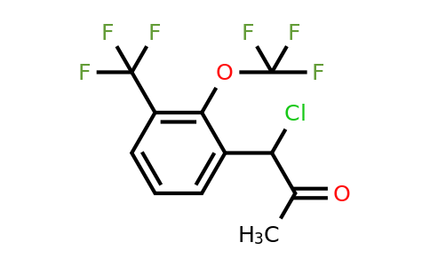 1806660-07-0 | 1-Chloro-1-(2-(trifluoromethoxy)-3-(trifluoromethyl)phenyl)propan-2-one