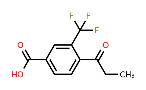 1806660-12-7 | 4-Propionyl-3-(trifluoromethyl)benzoic acid