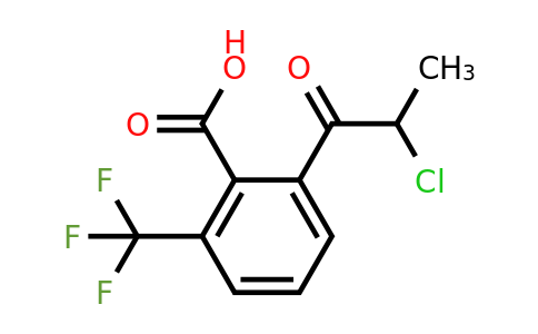 1806660-13-8 | 2-(2-Chloropropanoyl)-6-(trifluoromethyl)benzoic acid