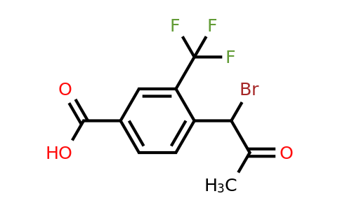 1806660-20-7 | 4-(1-Bromo-2-oxopropyl)-3-(trifluoromethyl)benzoic acid