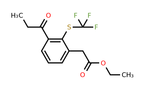 1806660-33-2 | Ethyl 3-propionyl-2-(trifluoromethylthio)phenylacetate