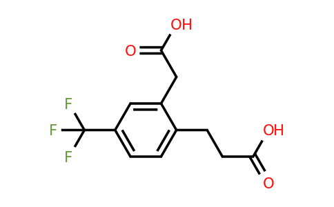 1806660-34-3 | 2-(2-Carboxyethyl)-5-(trifluoromethyl)phenylacetic acid