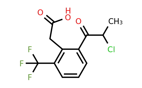 1806660-74-1 | 2-(2-Chloropropanoyl)-6-(trifluoromethyl)phenylacetic acid