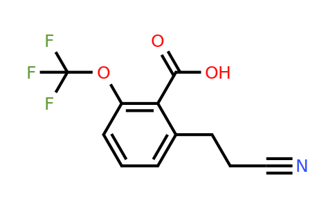 1806660-85-4 | 2-(2-Cyanoethyl)-6-(trifluoromethoxy)benzoic acid