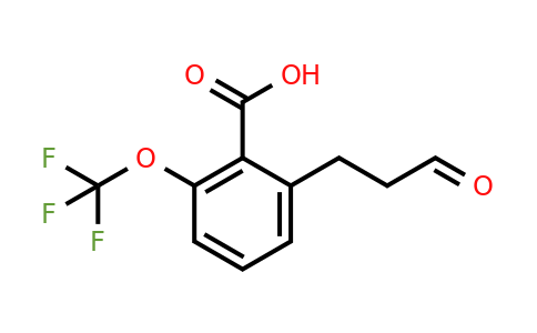 1806660-92-3 | 2-(3-Oxopropyl)-6-(trifluoromethoxy)benzoic acid