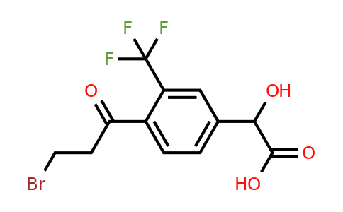 1806661-17-5 | 4-(3-Bromopropanoyl)-3-(trifluoromethyl)mandelic acid