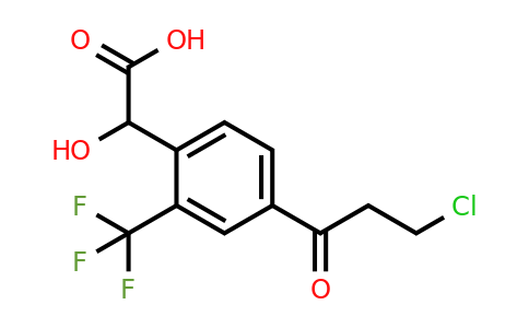 1806661-22-2 | 4-(3-Chloropropanoyl)-2-(trifluoromethyl)mandelic acid