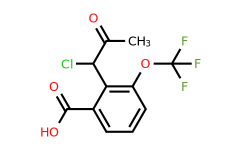 1806661-32-4 | 2-(1-Chloro-2-oxopropyl)-3-(trifluoromethoxy)benzoic acid