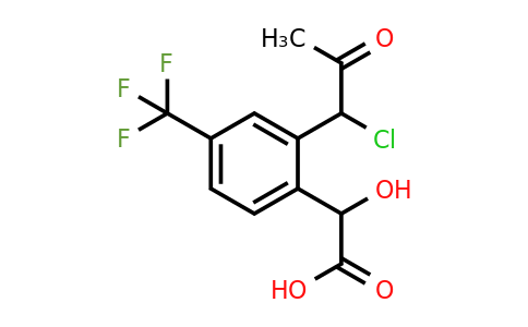 1806661-41-5 | 2-(1-Chloro-2-oxopropyl)-4-(trifluoromethyl)mandelic acid