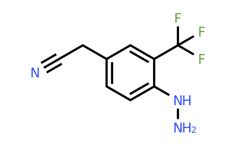 1806661-60-8 | 4-Hydrazinyl-3-(trifluoromethyl)phenylacetonitrile