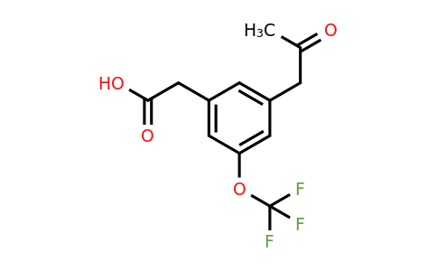 1806661-74-4 | 3-(2-Oxopropyl)-5-(trifluoromethoxy)phenylacetic acid