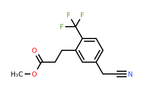 1806661-75-5 | Methyl 3-(5-(cyanomethyl)-2-(trifluoromethyl)phenyl)propanoate