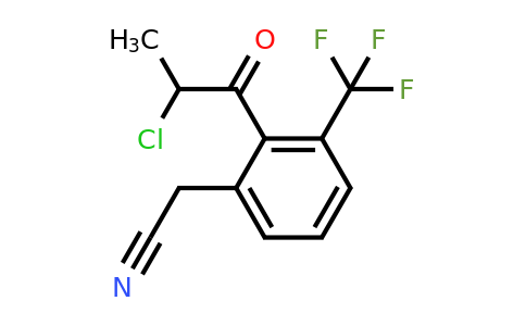 1806661-91-5 | 2-(2-Chloropropanoyl)-3-(trifluoromethyl)phenylacetonitrile