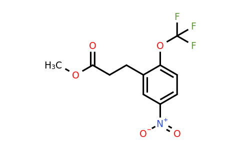 1806661-96-0 | Methyl 3-(5-nitro-2-(trifluoromethoxy)phenyl)propanoate