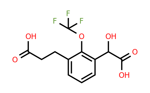1806662-04-3 | 3-(2-Carboxyethyl)-2-(trifluoromethoxy)mandelic acid