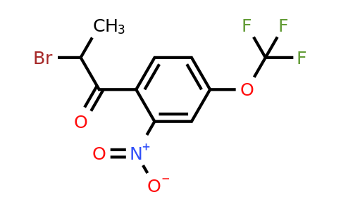 1806662-14-5 | 2-Bromo-1-(2-nitro-4-(trifluoromethoxy)phenyl)propan-1-one