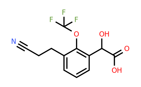 1806662-16-7 | 3-(2-Cyanoethyl)-2-(trifluoromethoxy)mandelic acid