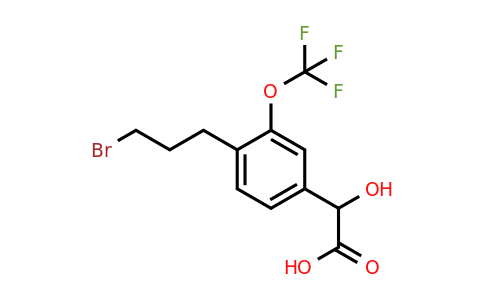 1806662-20-3 | 4-(3-Bromopropyl)-3-(trifluoromethoxy)mandelic acid