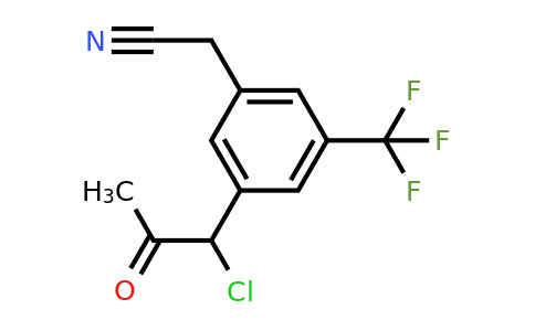1806662-21-4 | 3-(1-Chloro-2-oxopropyl)-5-(trifluoromethyl)phenylacetonitrile