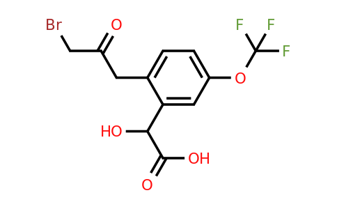 1806662-33-8 | 2-(3-Bromo-2-oxopropyl)-5-(trifluoromethoxy)mandelic acid