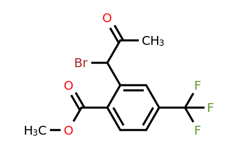 1806662-46-3 | Methyl 2-(1-bromo-2-oxopropyl)-4-(trifluoromethyl)benzoate