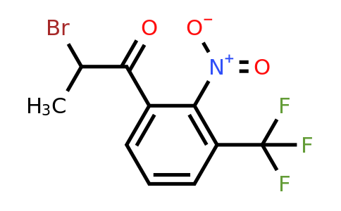1806662-48-5 | 2-Bromo-1-(2-nitro-3-(trifluoromethyl)phenyl)propan-1-one