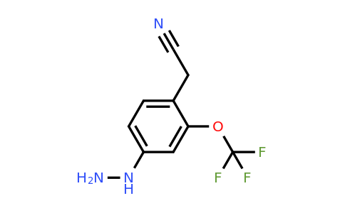 1806662-54-3 | 4-Hydrazinyl-2-(trifluoromethoxy)phenylacetonitrile