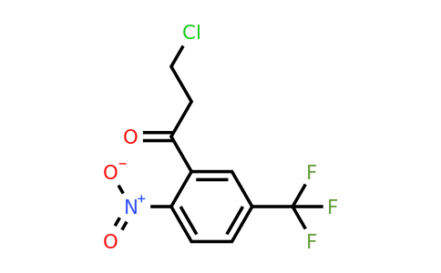 1806662-63-4 | 3-Chloro-1-(2-nitro-5-(trifluoromethyl)phenyl)propan-1-one