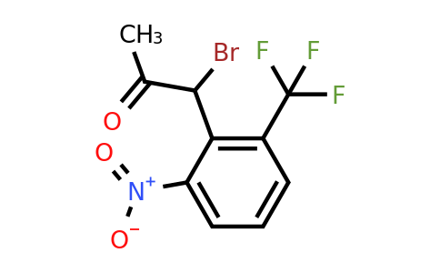 1806662-72-5 | 1-Bromo-1-(2-nitro-6-(trifluoromethyl)phenyl)propan-2-one