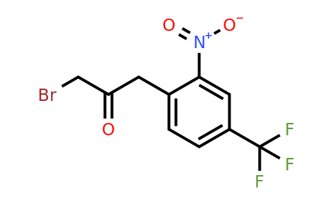 1806662-79-2 | 1-Bromo-3-(2-nitro-4-(trifluoromethyl)phenyl)propan-2-one