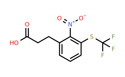 1806663-02-4 | 3-(2-Nitro-3-(trifluoromethylthio)phenyl)propanoic acid