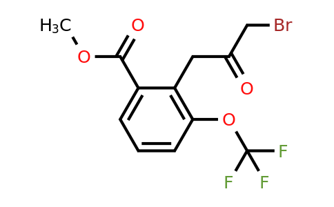 1806663-29-5 | Methyl 2-(3-bromo-2-oxopropyl)-3-(trifluoromethoxy)benzoate