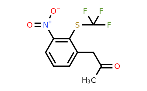 1806663-42-2 | 1-(3-Nitro-2-(trifluoromethylthio)phenyl)propan-2-one