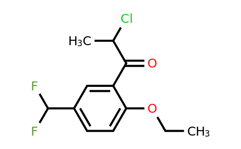 1806666-17-0 | 2-Chloro-1-(5-(difluoromethyl)-2-ethoxyphenyl)propan-1-one