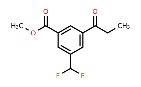 1806666-27-2 | Methyl 3-(difluoromethyl)-5-propionylbenzoate