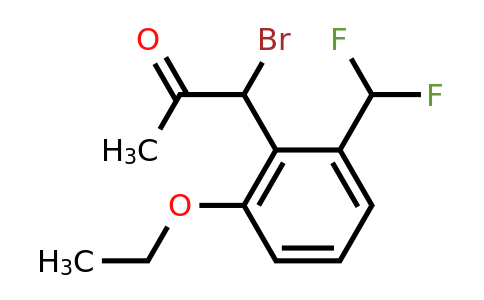 1806666-31-8 | 1-Bromo-1-(2-(difluoromethyl)-6-ethoxyphenyl)propan-2-one