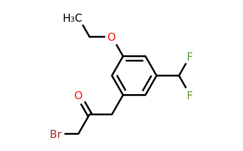 1806666-38-5 | 1-Bromo-3-(3-(difluoromethyl)-5-ethoxyphenyl)propan-2-one