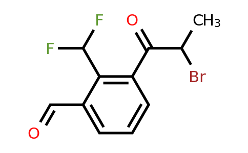 1806667-03-7 | 3-(2-Bromopropanoyl)-2-(difluoromethyl)benzaldehyde
