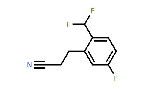 1806667-06-0 | 2-(Difluoromethyl)-5-fluorophenylpropanenitrile