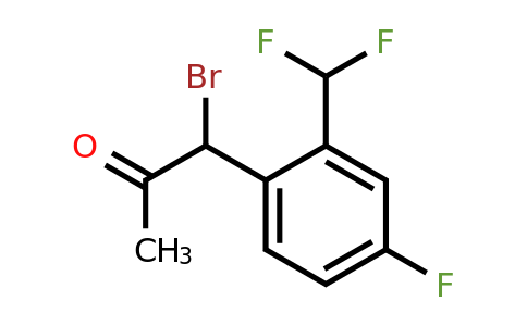 1806667-08-2 | 1-Bromo-1-(2-(difluoromethyl)-4-fluorophenyl)propan-2-one