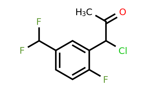 1806667-11-7 | 1-Chloro-1-(5-(difluoromethyl)-2-fluorophenyl)propan-2-one