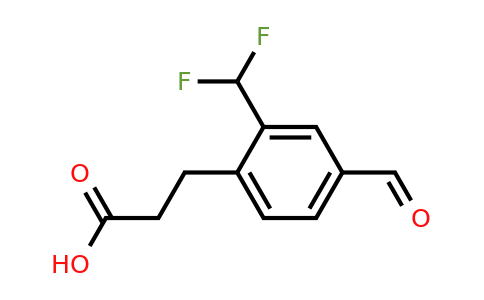 1806667-16-2 | 2-(Difluoromethyl)-4-formylphenylpropanoic acid