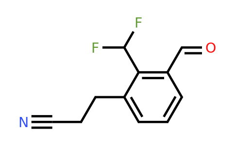 1806667-30-0 | 2-(Difluoromethyl)-3-formylphenylpropanenitrile