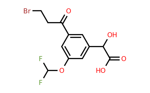 1806668-14-3 | 3-(3-Bromopropanoyl)-5-(difluoromethoxy)mandelic acid