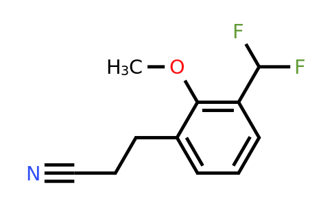 1806668-24-5 | 3-(Difluoromethyl)-2-methoxyphenylpropanenitrile